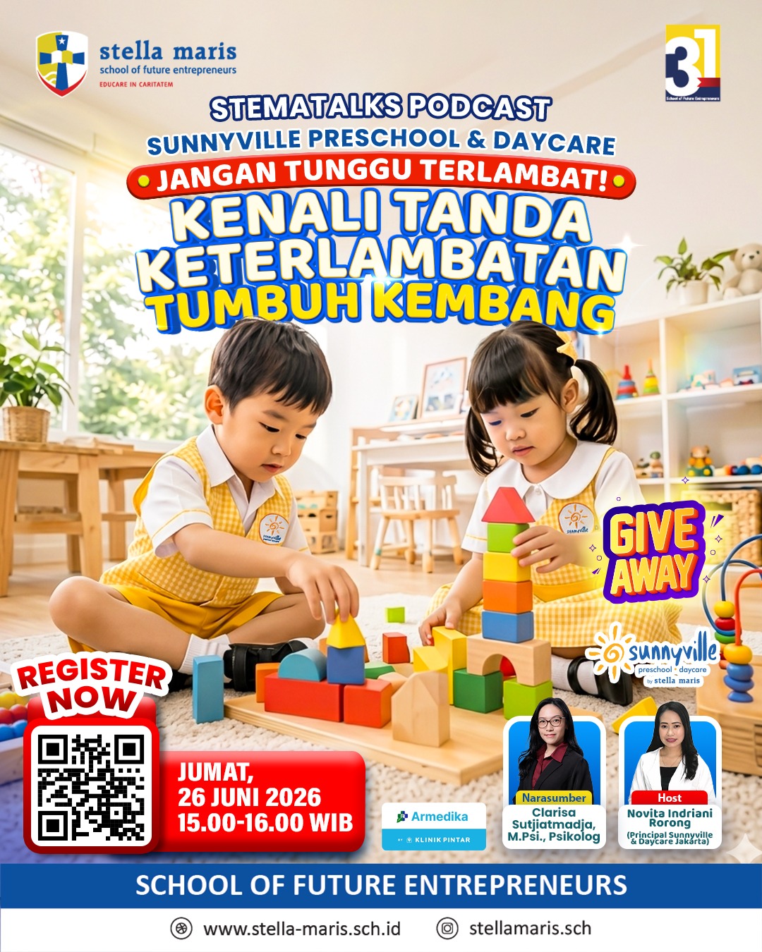 Stema Talks - Kenali Tanda Keterlambatan Tumbuh Kembang