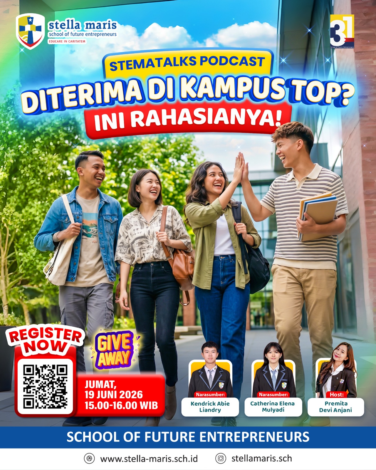 Stema Talks - Diterima Di Kampus Top? Ini Rahasianya